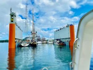 Location Bateau Catamaran Martinique Skipper Marin Plage Salines Rocher Diamant Activites Nautiques Conciergerie Gardiennage Reparation Moteur Expertise Marina Azur Spirit.pngconvoyage3